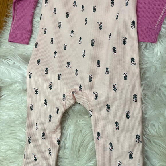 The Normal Brand Pink and Green Bodysuit with Playful Pattern - Picture 1 of 5